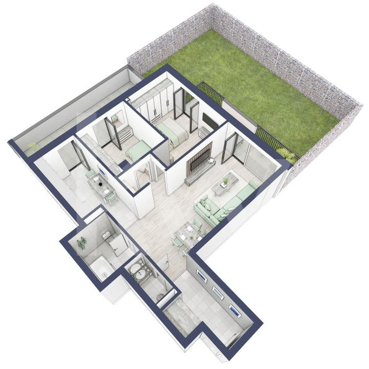 Apartament 3 camere, Parter, intabulare vara 2026