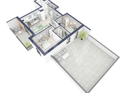 Apartament 3 camere, etaj 1, intabulare vara 2026