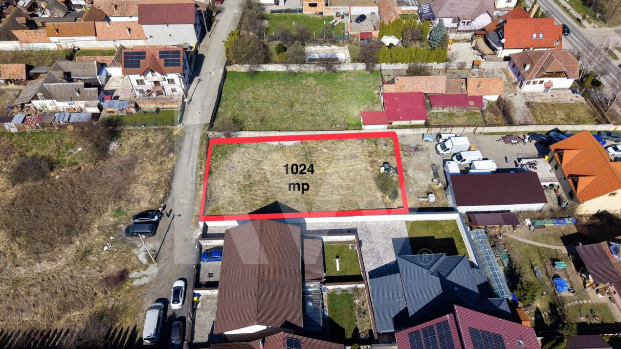 Teren intravilan in Selimbar, Sibiu | 1.024 mp | Deschidere 22 m