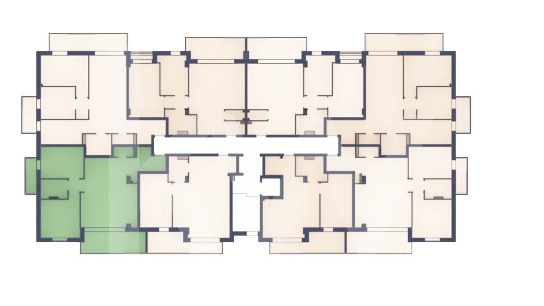 Apartament 3 camere, etaj 2, intabulare vara 2026