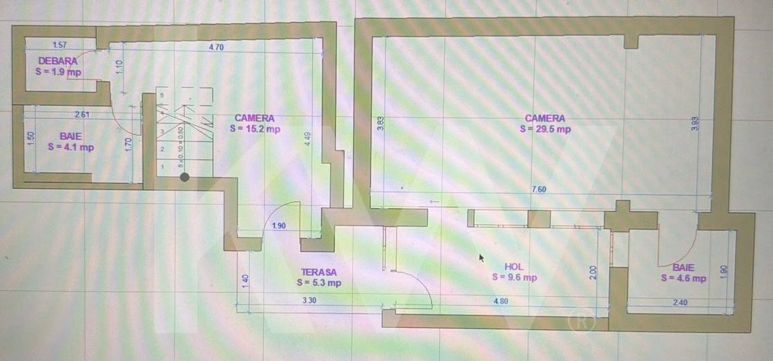 Apartament 2 camere vanzare in casă / vilă Sibiu, Ultracentral