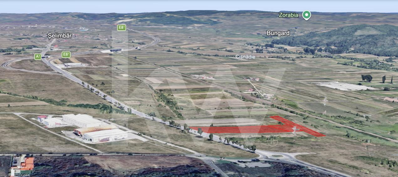 De Vanzare Terenuri 16.232 mp - Zona industriala Selimbar