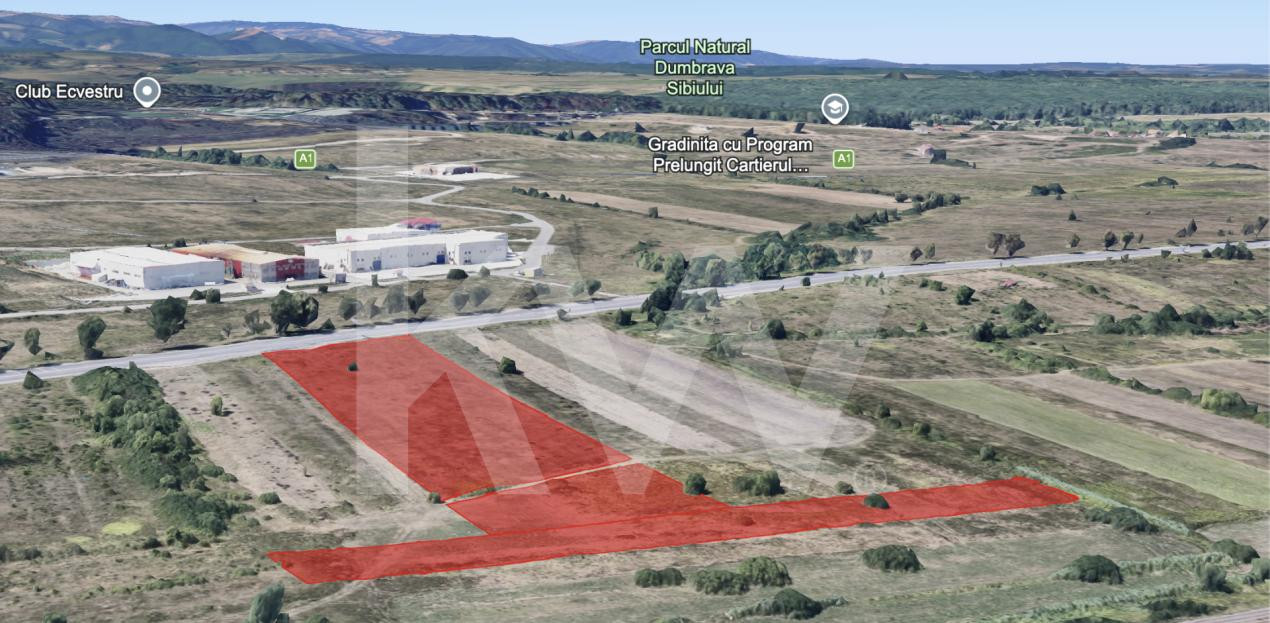 De Vanzare Terenuri 16.232 mp - Zona industriala Selimbar