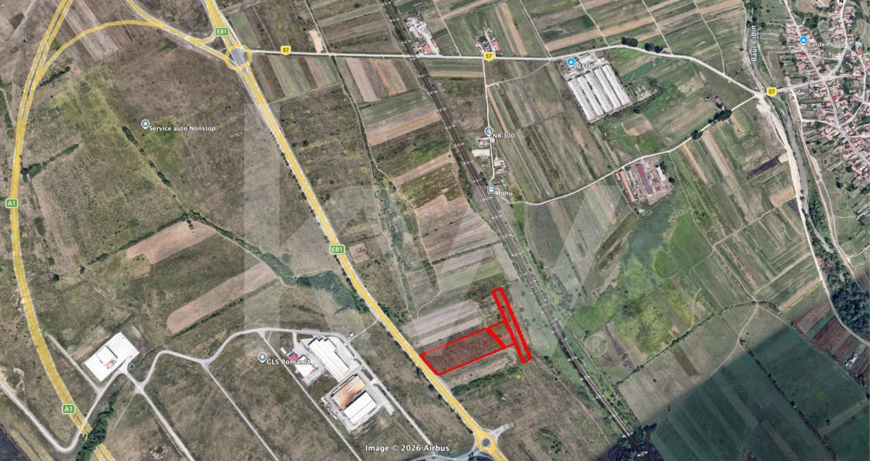 De Vanzare Terenuri 16.232 mp - Zona industriala Selimbar