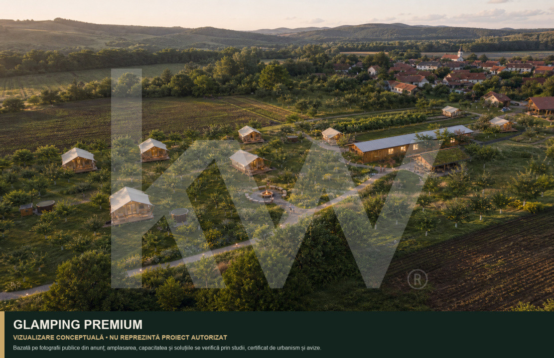 Teren intravilan 7.979 mp | ideal glamping, pensiune sau investiție | Mureș