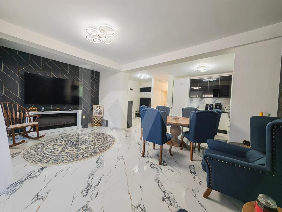 Apartament 3 camere, 2băi curte 86mp, parcare privată, zona Primarie, Selimbăr