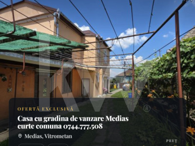 Casa cu gradina de vanzare Medias curte comuna