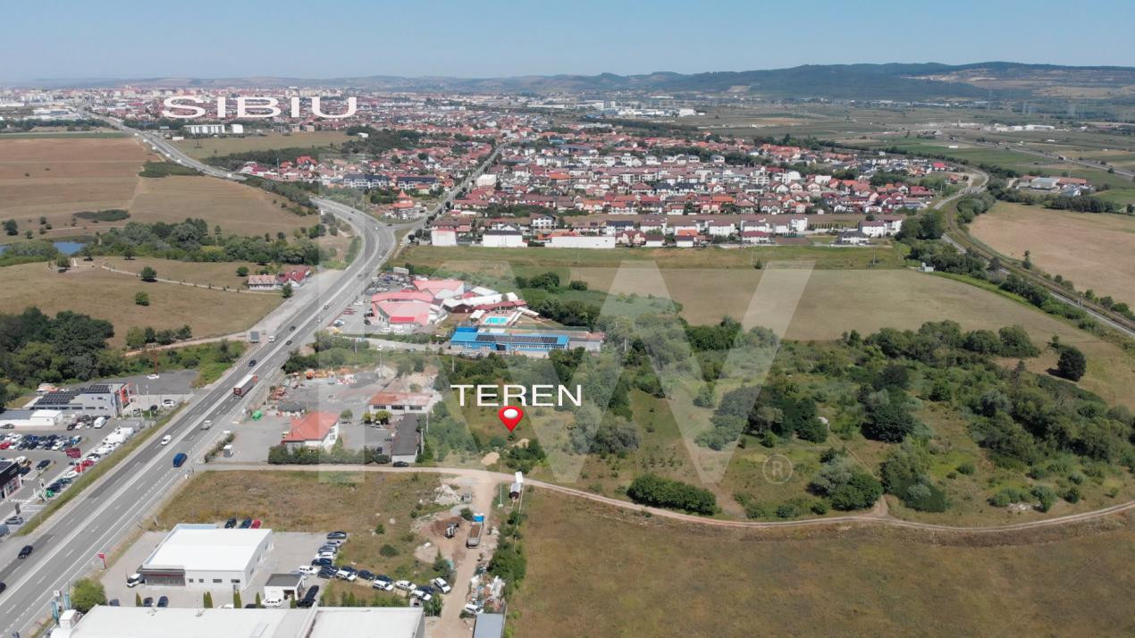 Teren cu PUD aprobat pentru hale industriale | 5.658 mp | Șelimbăr – Sibiu