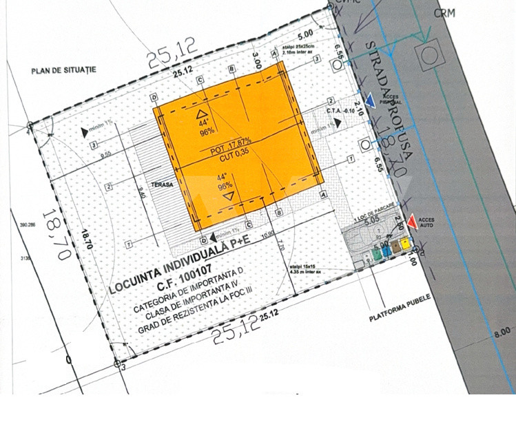 Vânzare urgentă: teren 470 mp și locuință P+E în construcție | Tălmaciu