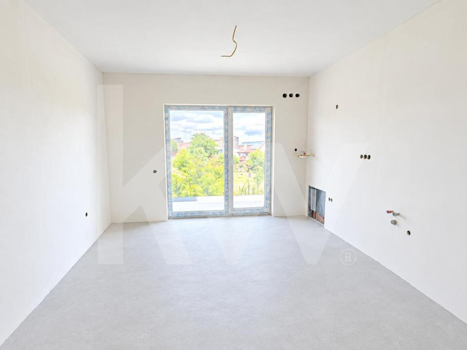 Aparteament 2 camere, decomandat, cu gradina, Selimbar, bloc nou