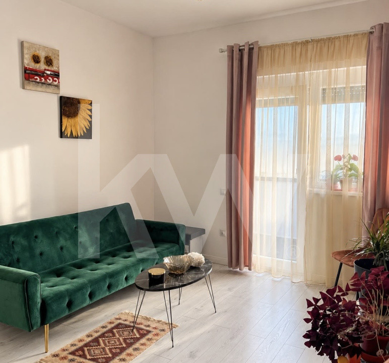 Apartament modern cu 3 camere, mobilat și utilat l parcare inclusă 