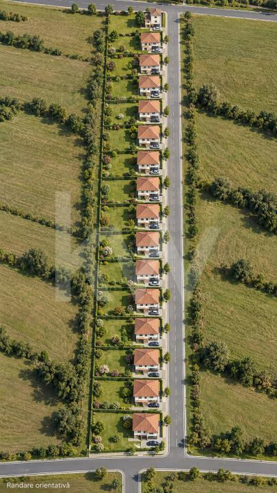 Teren intravilan 413 mp | PUZ aprobat și autorizație de construire | Șelimbăr – 