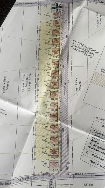 Teren intravilan 413 mp | PUZ aprobat și autorizație de construire | Șelimbăr – 