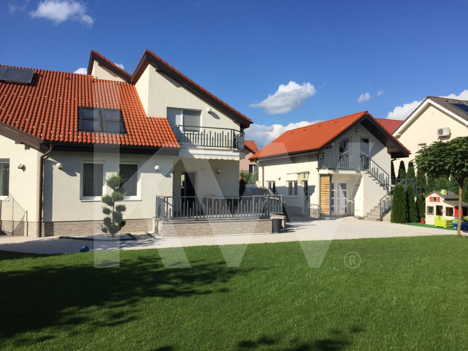 Casă premium de închiriat în Șelimbăr | 2 dormitoare, birou, garaj și facilități