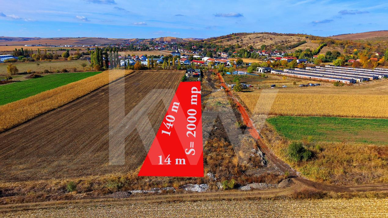 Teren intravilan 2.000 mp, PUZ aprobat  Strada Viilor, Sibiu  Aproape de DN14