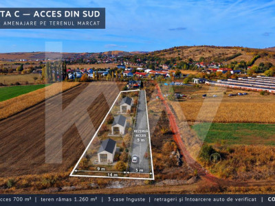 Teren intravilan 2.000 mp, PUZ aprobat  Strada Viilor, Sibiu  Aproape de DN14