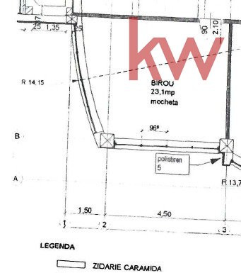 Comision 0% | Spatiu sediu firma | birou mic | 23mp | Selimbar