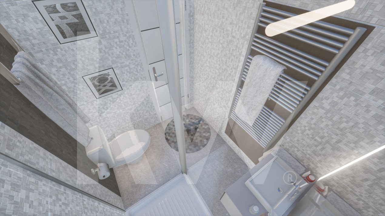 Apartament 3 camere - 2 bai - Logie 13.4 mp - Etaj 4