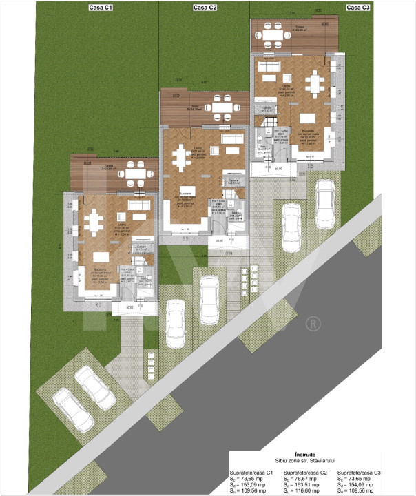 Teren Intravilan 438 mp cu PUZ în Sibiu, Zona Turnișor