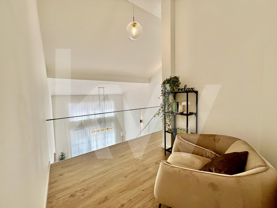 Penthouse 4 camere - mobilat si utilat, intabulat