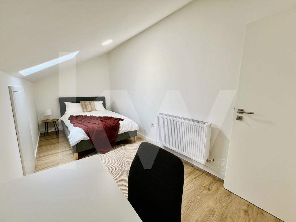 Penthouse 4 camere - mobilat si utilat, intabulat