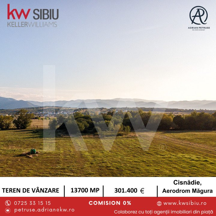 Oportunitate investiție | Teren extravilan de vănzare Aerodrom Măgura, 13.700 MP